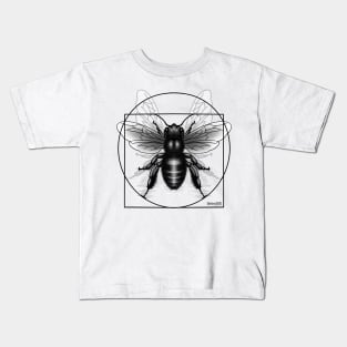 Vitruvian Bee Kids T-Shirt